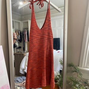 8 Birdies Orange Mini Dress. Size Small.